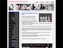 Tablet Screenshot of medinakenpo.com